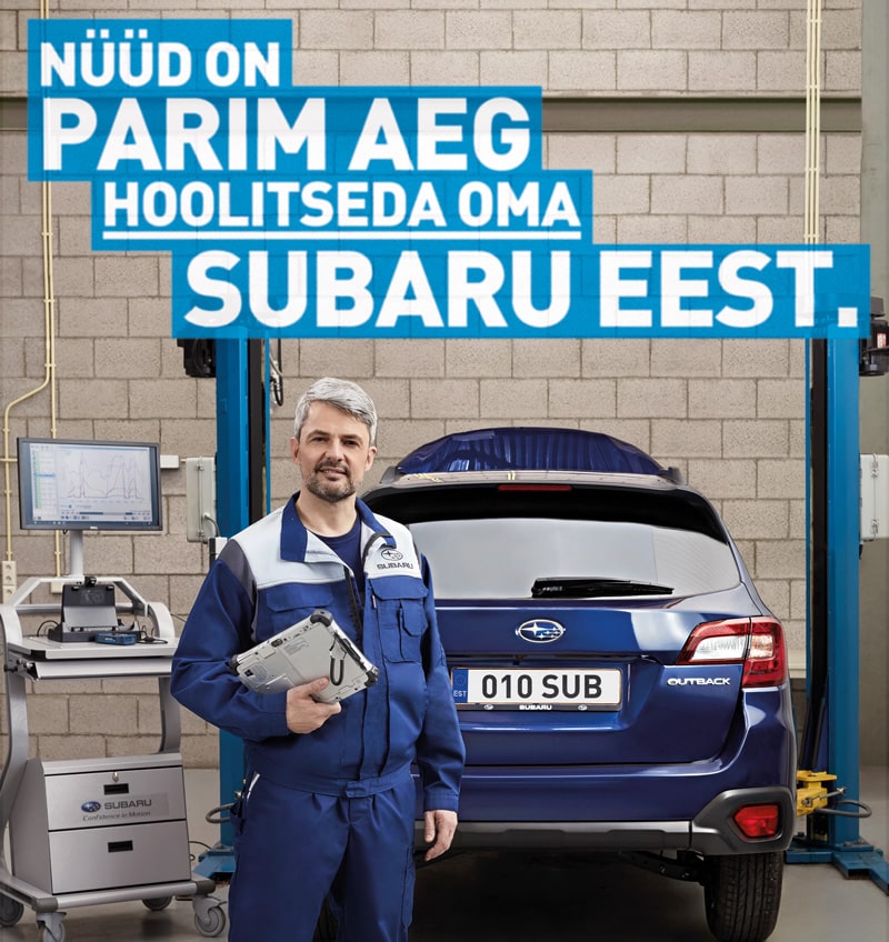 Nüüd on parim aeg hoolitseda oma Subaru eest.