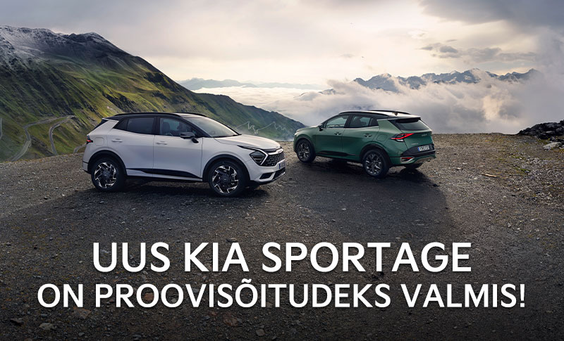 Uus Kia Sportage on proovisõitudeks valmis!